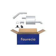 Hella End Silencer Rear fits Peugeot 2008 I 2013 on 1.4