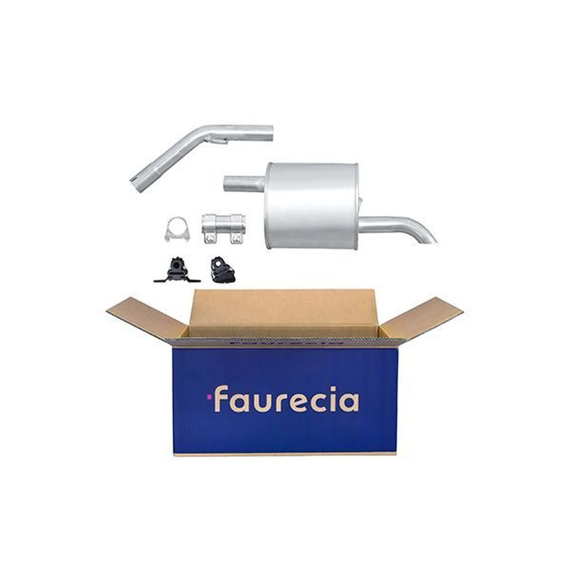 Hella End Silencer Rear fits Peugeot 2008 I 2013 on 1.4