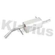 Klarius Box With Tail Pipe Rear fits Citroën C3 II 2009-2016 1.6