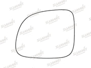 Summit Stick-On Standard Mirror Glass fits Chevrolet Captiva 10 to 16 LHS Summit - Bars 4 Cars