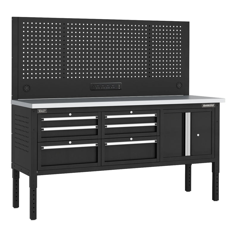 Sealey Superline PRO Modular Workbench 1830mm with 6 Drawers & Cupboard