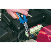 Draper Heavy Duty Soft Grip Bent Nose Pliers, 200mm 68889 Draper - Dynamic Drive