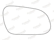 Summit Stick-On Standard Mirror Glass fits VW Fox 05 on RHS Summit - Bars 4 Cars