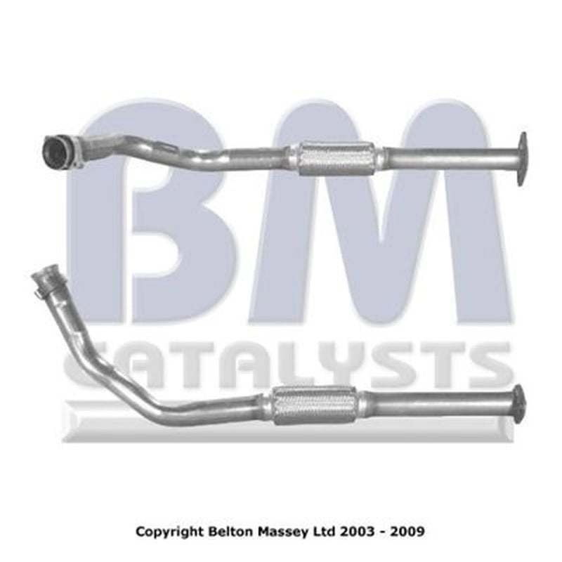 BM Catalysts Exhaust Pipe OD fits Ssangyong Musso 1996-1998 2.9
