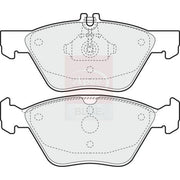 Apec Front Brake Pad Set fits Chrysler Crossfire 2003-2008 3.2