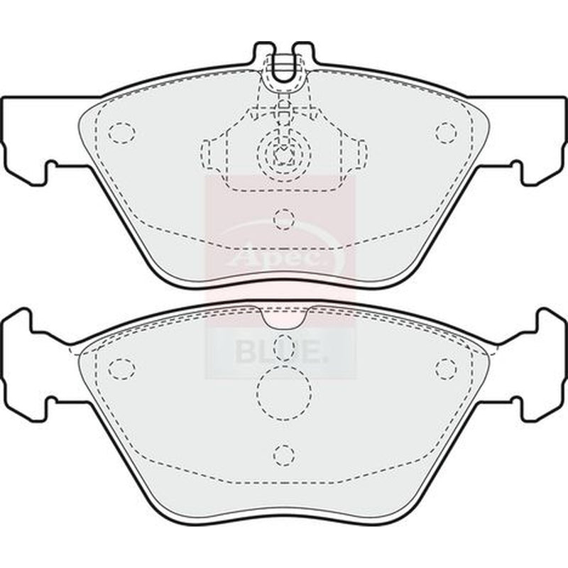 Apec Front Brake Pad Set fits Chrysler Crossfire 2003-2008 3.2