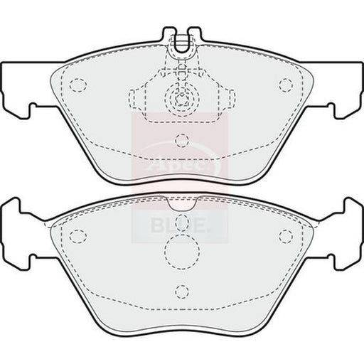 Apec Front Brake Pad Set fits Chrysler Crossfire 2003-2008 3.2