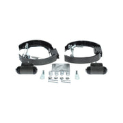 Bosch Brake Shoe Set Axle Kit fits Nissan Micra II 1992-2000 1.0 1.3