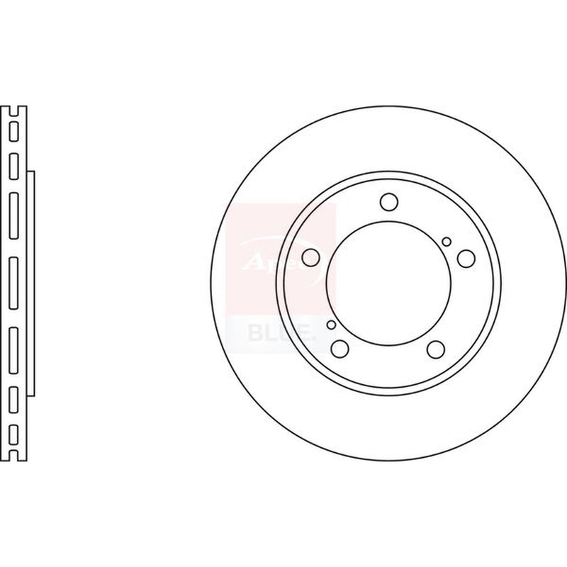 Apec Front Brake Discs & Pads fits Suzuki Grand Vitara I Open Off-Road Vehicle