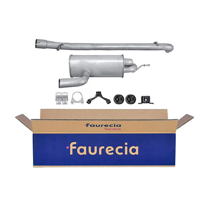 Hella End Silencer Rear fits VW Tiguan 2008-2018 2.0