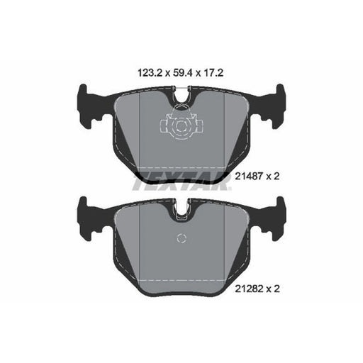 Textar Rear Brake Pad Set 2148701
