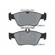 Textar Front Brake Pad Set 2166404