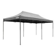 Dellonda 3x6m Pop-Up Gazebo Heavy Duty Carry Bag Rope Stakes & Weight Grey Dellonda - Dynamic Drive