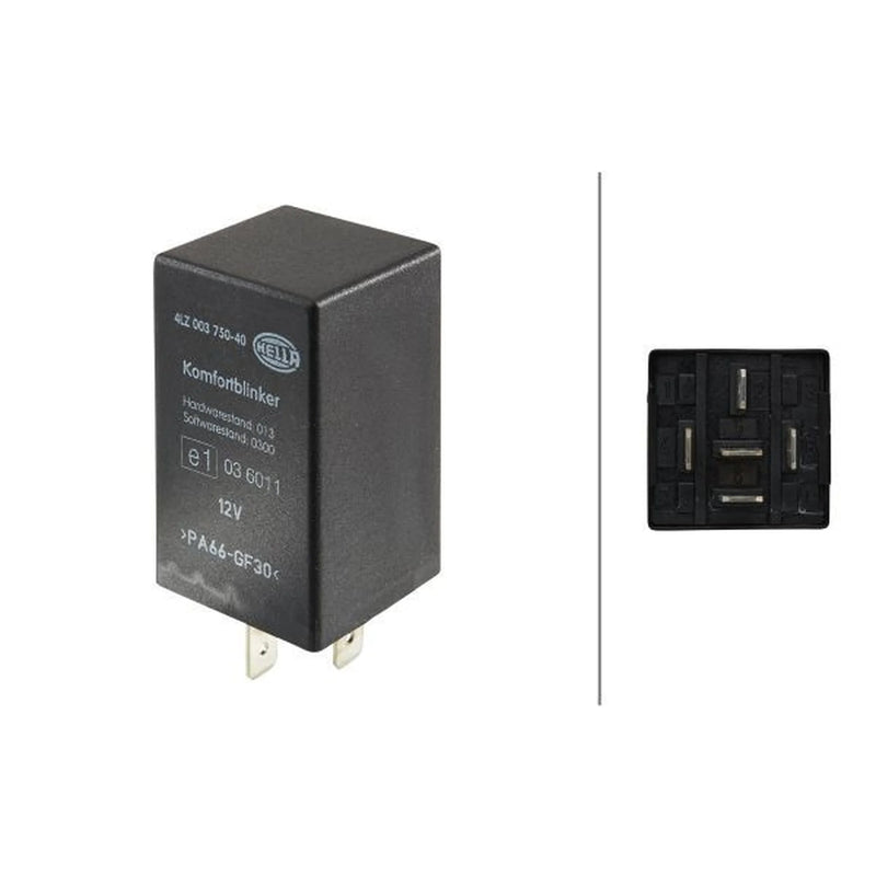 Hella Indicator Flasher Relay fits VW Bora 1999-2005 1.4 1.6 1.8 1.9 2.0 2.3