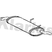 Klarius Box With Tail Pipe Rear fits Opel Signum 2004-2008 1.9