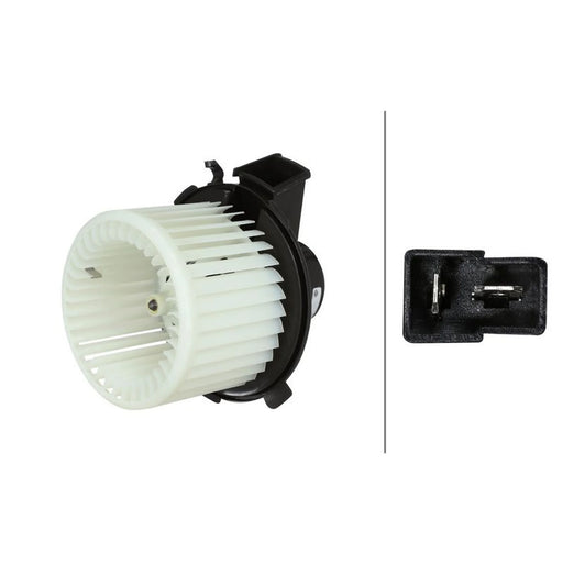 Hella Heater Blower Fan fits Peugeot 307 2000-2008 1.4 1.6 2.0
