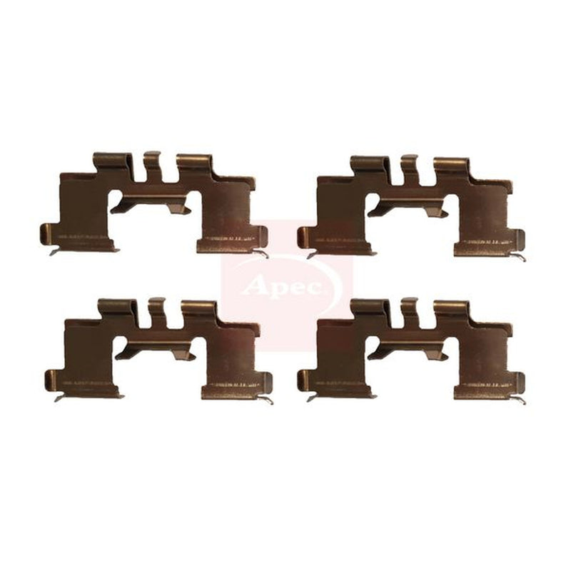 Apec Brake Pad Accessory Fitting Kit Front fits Citroën C-Zero 2010-2011