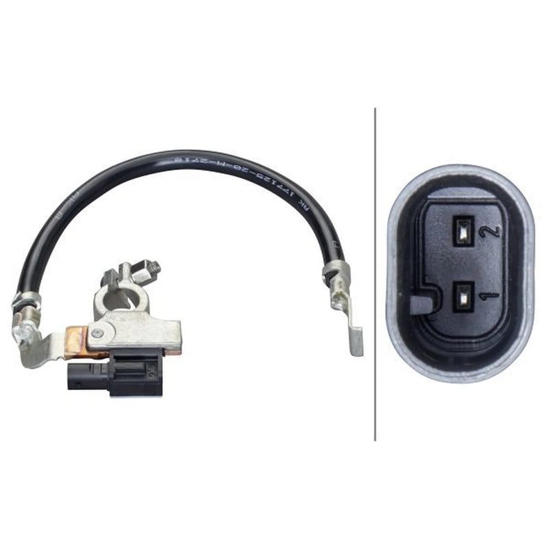 Hella Battery Sensor Ibs 2-PIN 6PK fits BMW 1 Sports Hatch 2011-2019