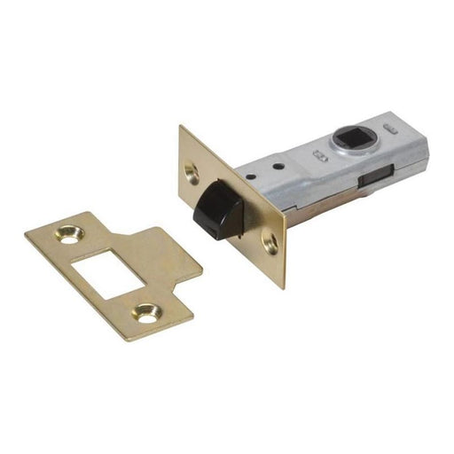 Union J2600 3.0 Tubular Latch Essentials Polished Brass 79mm 3in Boxed UNION - Dynamic Drive