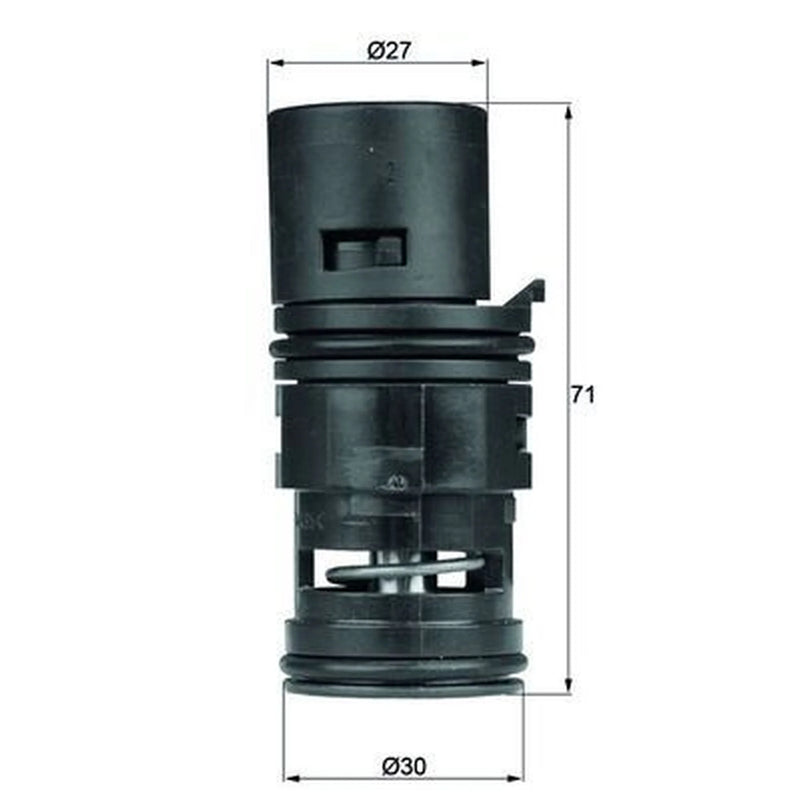 Mahle Oil Cooling Thermostat fits BMW X3 2006-2008 2.5 3.0