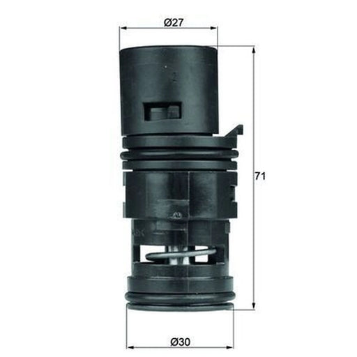 Mahle Oil Cooling Thermostat fits BMW X3 2006-2008 2.5 3.0