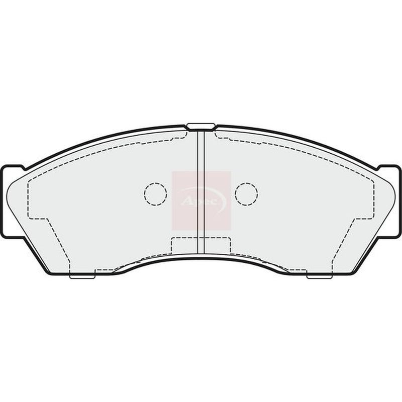 Apec Front Brake Pad Set fits Rover Cityrover 2003-2005 1.4