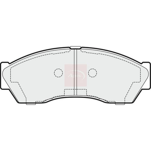 Apec Front Brake Pad Set fits Rover Cityrover 2003-2005 1.4