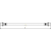 NAPA Brake Hydraulic Hose Line Rear NBH1230