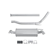 Hella End Silencer Rear fits Renault Twingo I 1993-1996 1.2
