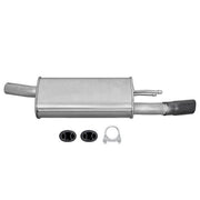 Hella End Silencer Rear fits Opel Tigra 1994-2000 1.4 1.6