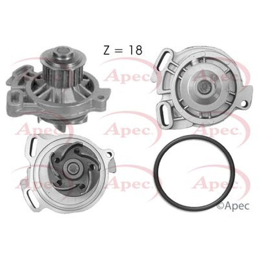 Apec Engine Cooling Water Pump fits VW Transporter 1990-2003 2.4 2.5