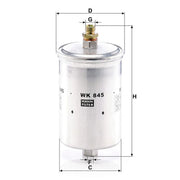 MANN-FILTER Full Service Kit with Air, Oil, Fuel & Cabin F fits Mercedes-Benz Sl