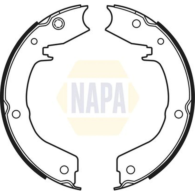 NAPA Parking Brake Shoe Set NBS5040