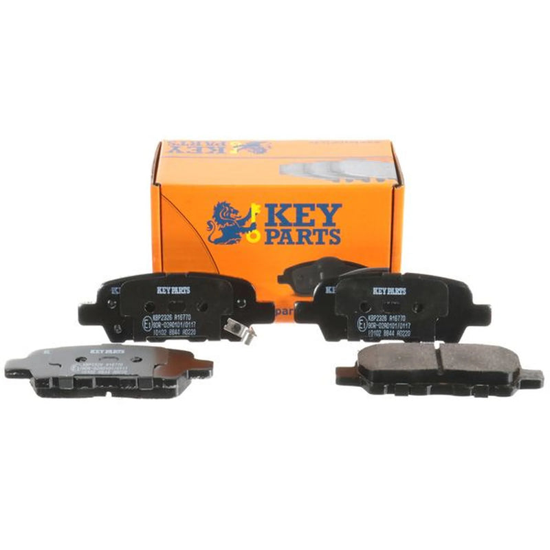 Key Parts 4 x Rear Brake Pad Set fits Infiniti G 2002-2006 3.5