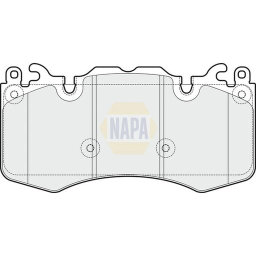 NAPA Front Brake Pad Set NBP1593