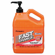 4x Fast Orange Hand Cleaner Pumice Lotion Workshop Garage Scrub 3.7 Litre Pump Permatex  - Dynamic Drive