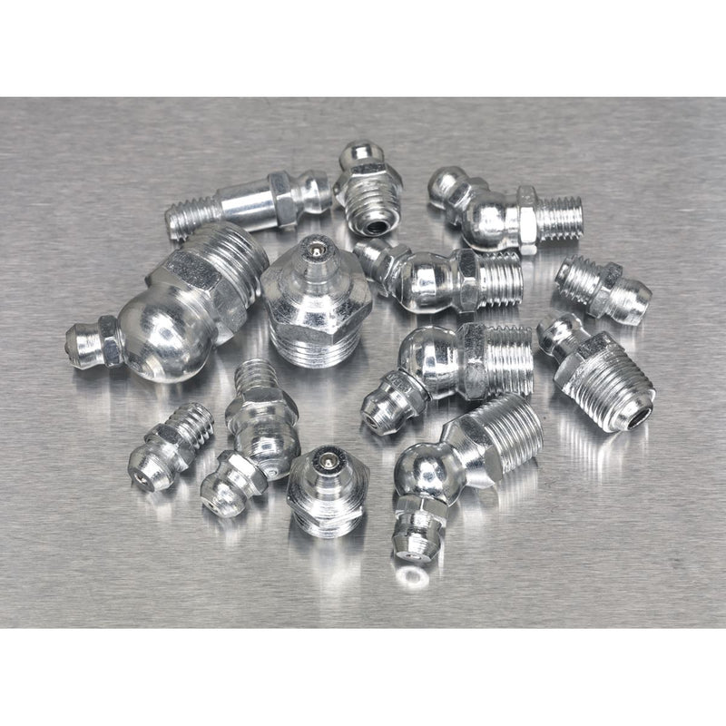 Sealey Metric/BSP/UNF Grease Nipple Assortment 130pc AB009GN Sealey - Dynamic Drive