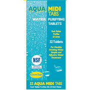 64 x Water Purifying Tablets Aqua Midi Tabs Motorhome RV Caravan Campervan Clean Aqua Clean  - Dynamic Drive