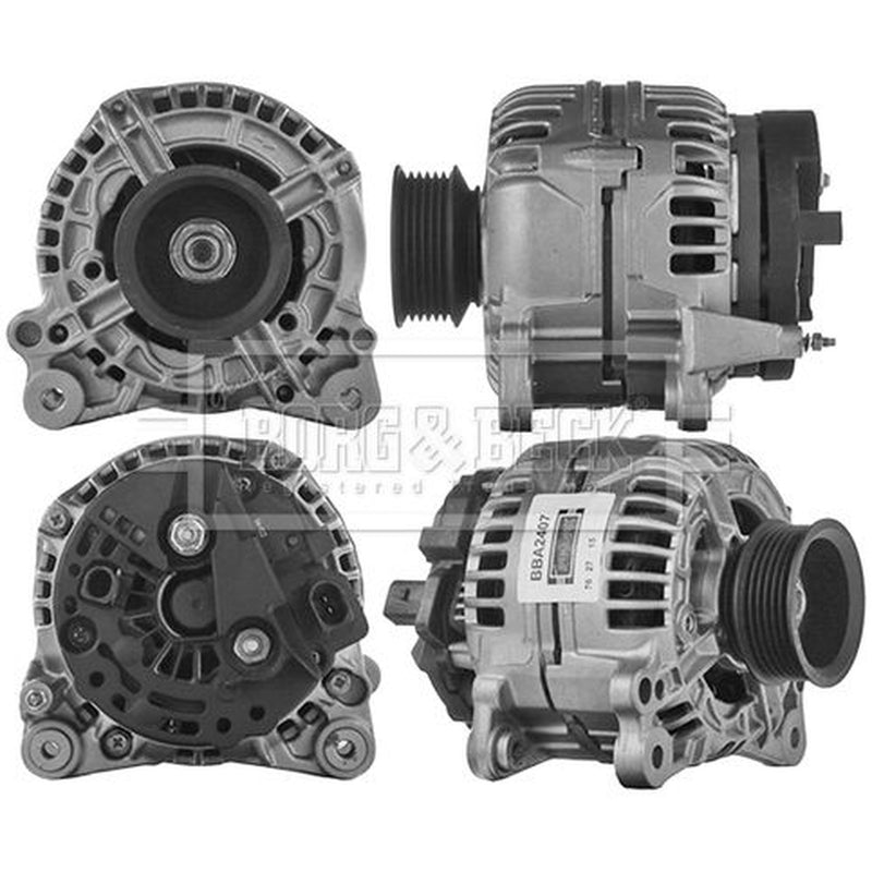 Borg & Beck Car Alternator 12V fits Audi A6 C5 2001-2005 1.9