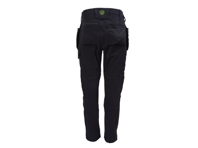 Apache Calgary Black Stretch Holster Trousers Waist 30in Leg 31in Apache - Dynamic Drive