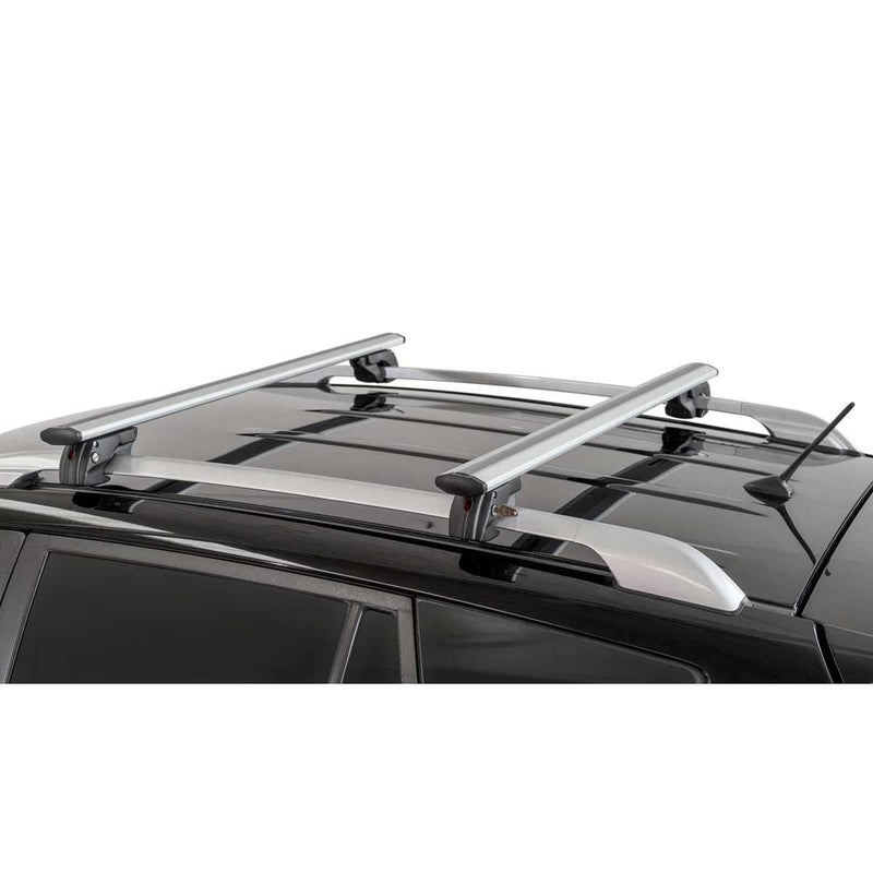 Menabo Jackson Silver Raised Rail Roof Bars (90kg Max.) Menabo - Bars 4 Cars