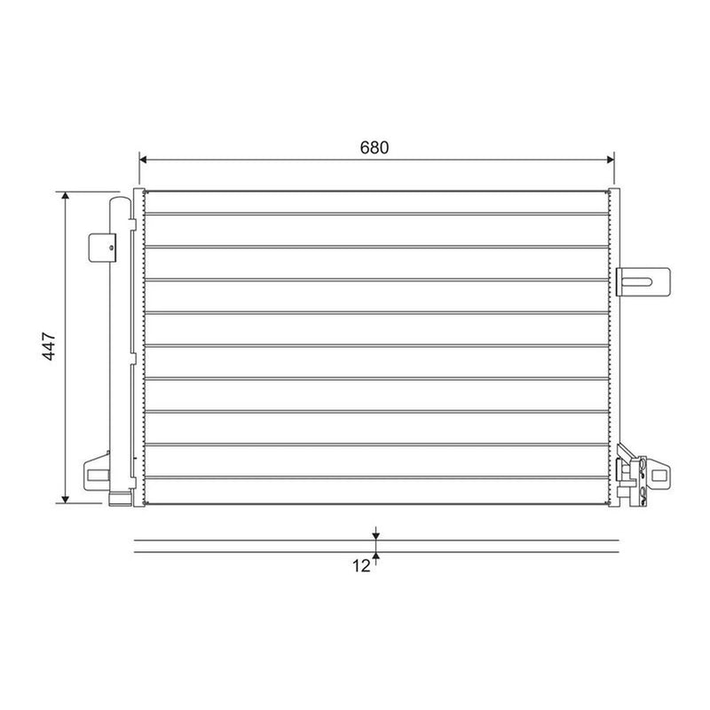 Valeo Air Conditioning Condenser 822691
