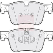 Apec Front Brake Pad Set PD3844