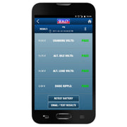Sealey Bluetooth Battery Tester Charging Tests from Smartphone Waterproof BT3000 Sealey - Dynamic Drive