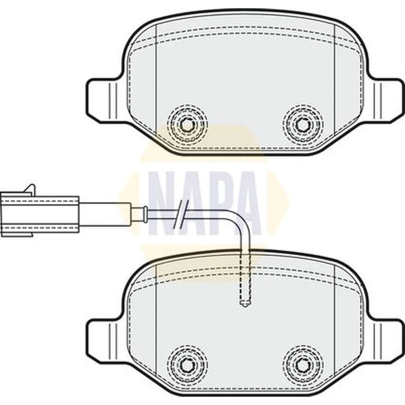 NAPA Rear Brake Pad Set NBP1133