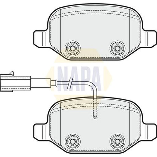 NAPA Rear Brake Pad Set NBP1133