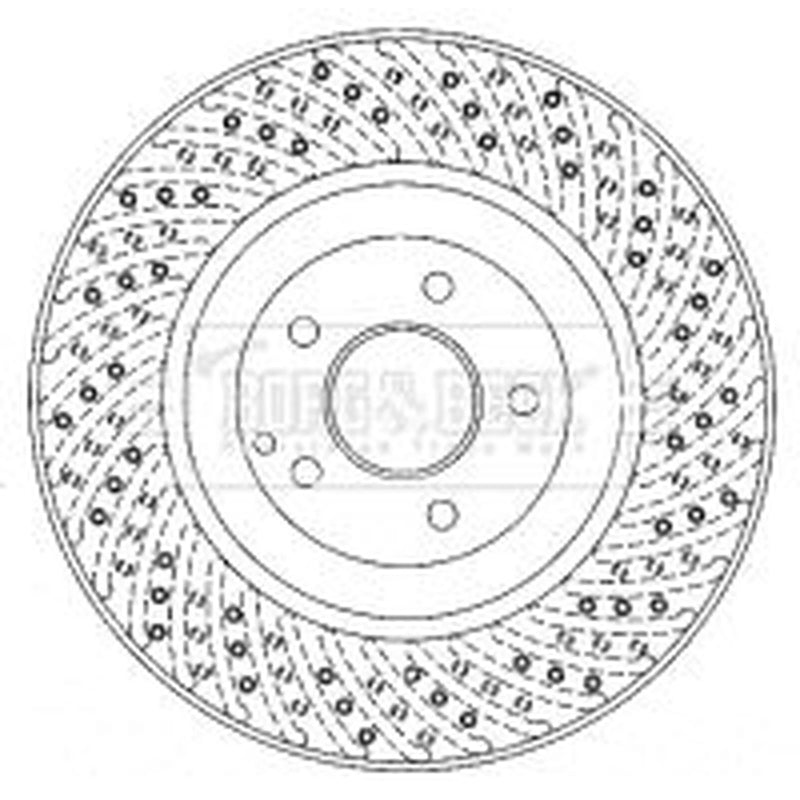 Borg & Beck Front / & Rear / Brake Discs & Pads fits Mercedes-Benz C-Class