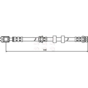 Apec Brake Hydraulic Hose Line Front HOS3513