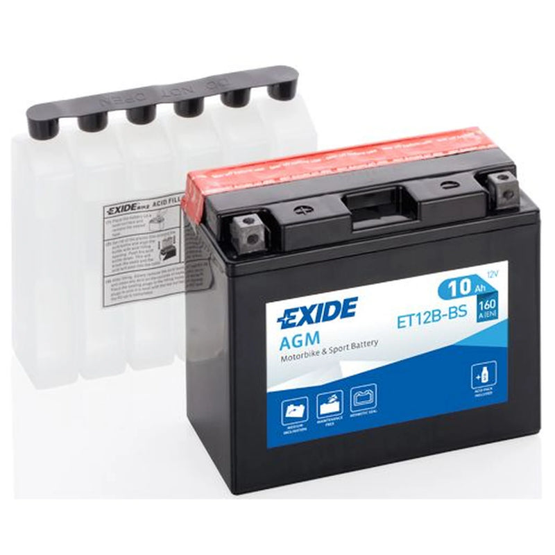 Exide Battery 12V 10Ah 160A ET12B-BS