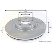 Comline Front & Rear Brake Discs & Pads fits Mazda 3 2006-2014 2.3